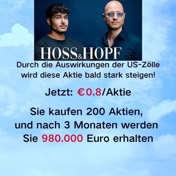 [Hoss & Hopf Angebot]
